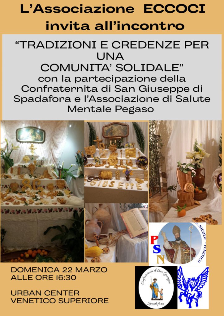 Tradizioni e credenza per una comunità solidale